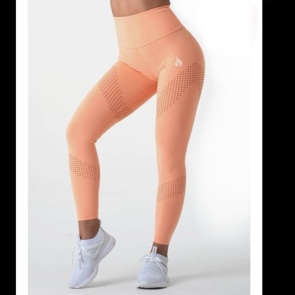 PASTELS HIGH WAISTED LEGGINGS
ORANGE SHERBET